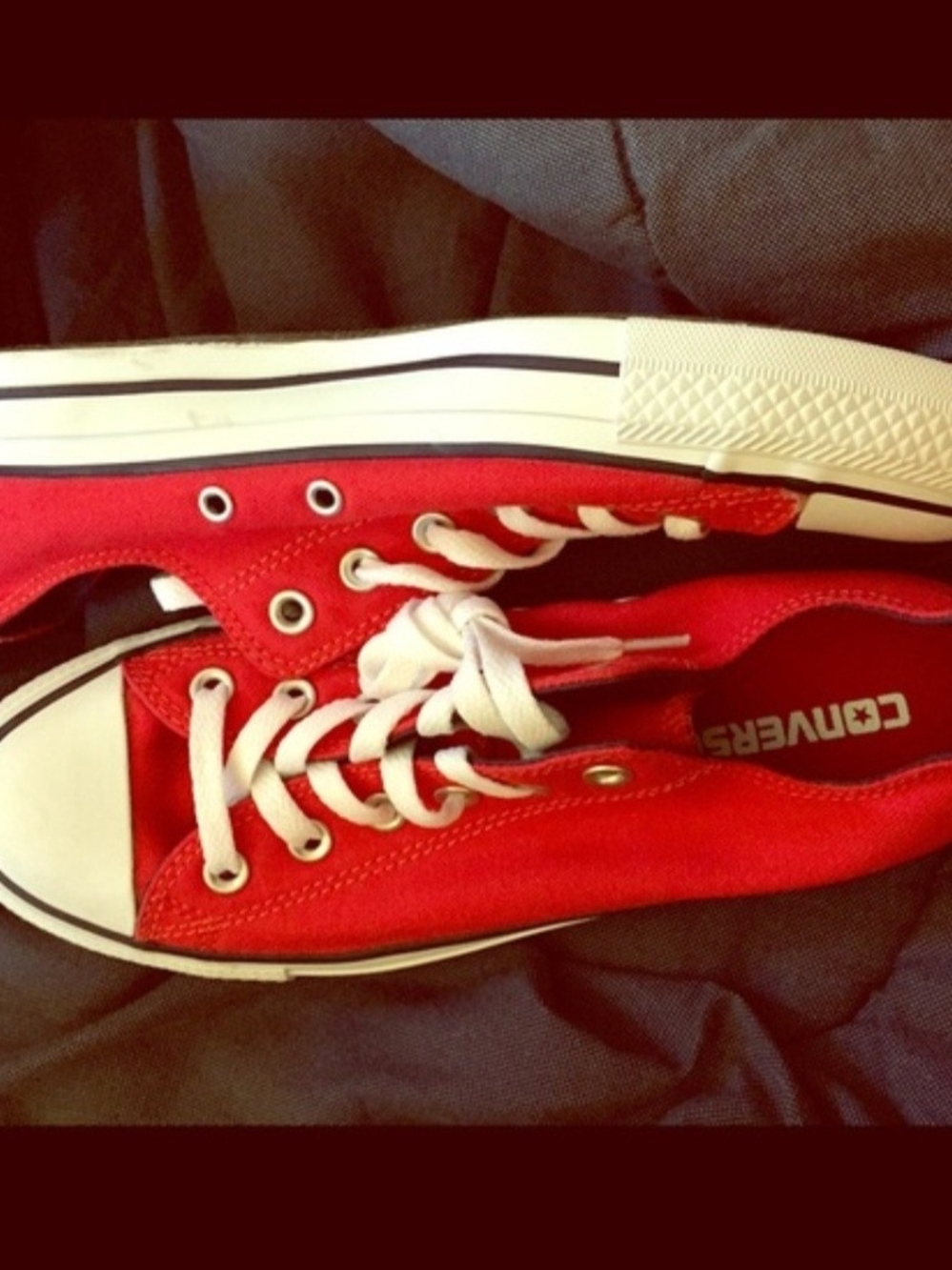 Converse Red Chuck Low-Top Sneakers
